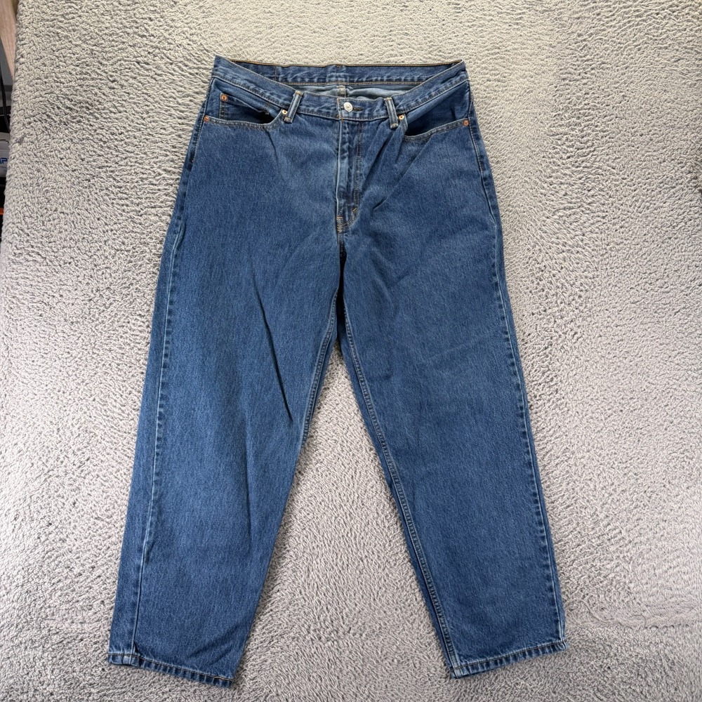 Levi's 560 Jeans Men's 36x30 Blue Cotton Denim Straight Leg Travel Workwear